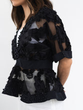 Cargar imagen en el visor de la galería, Black Pearls Blouse